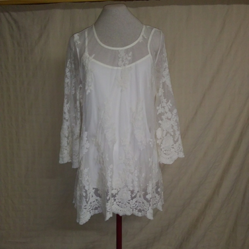Cal Style Lace Women's Blouse